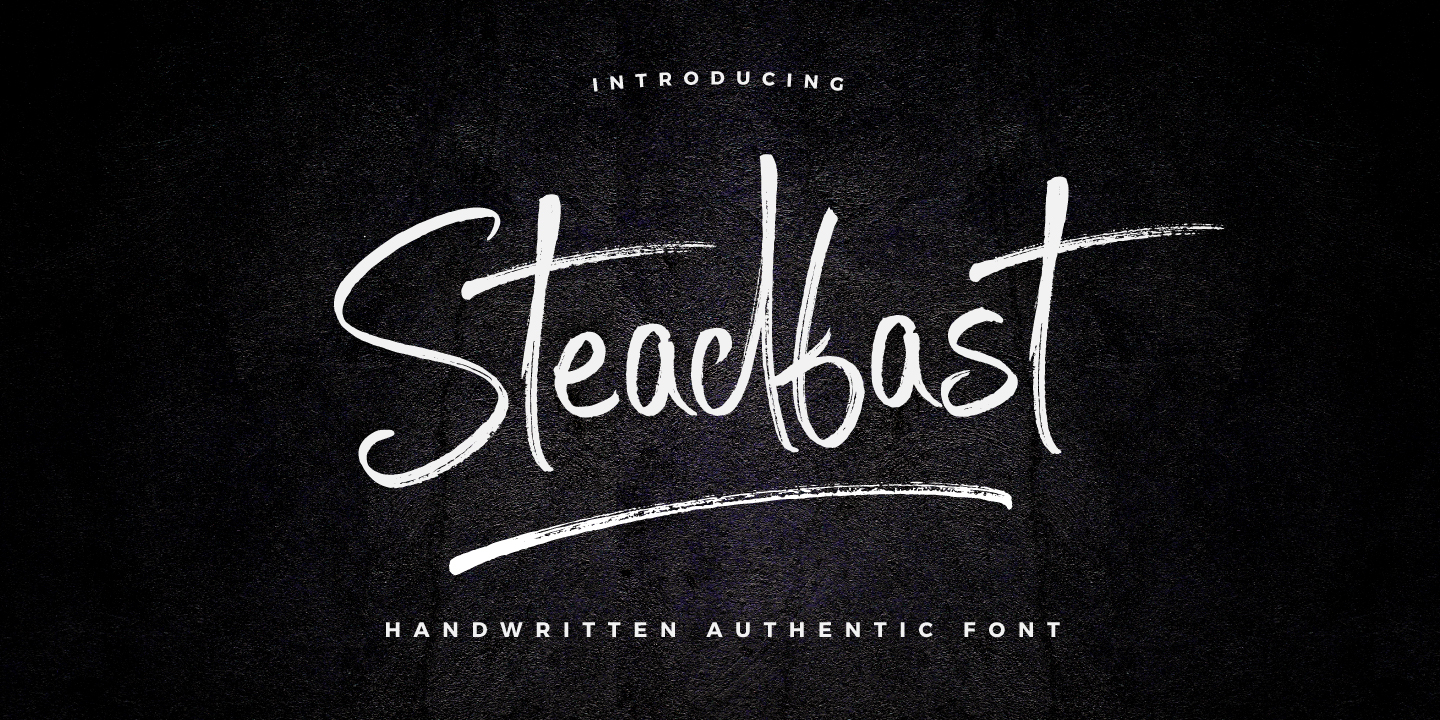 Download Steadfast Font Free - Strong & Modern Typeface