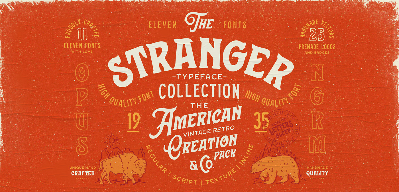 Download Strangers Retro Font Free - Vintage Style Typography