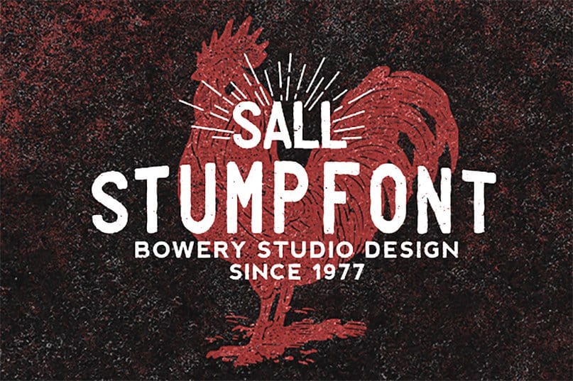 Download Stump Font Family Free - Unique Rustic Design