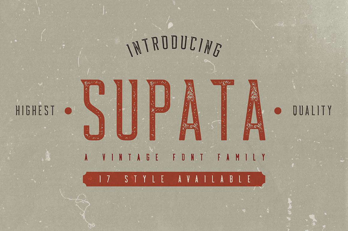 Download Supata Family Font Free - Versatile Style for Designers