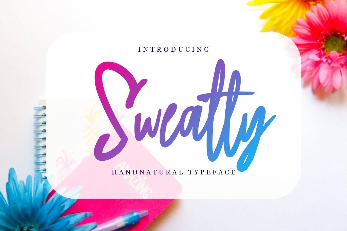 Download Sweatty Font Free - Stylish and Modern Design