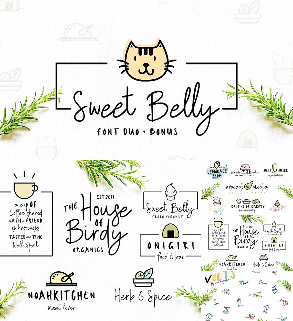 Скачайте бесплатно шрифт Sweet Belly - сладкий и игривый стиль