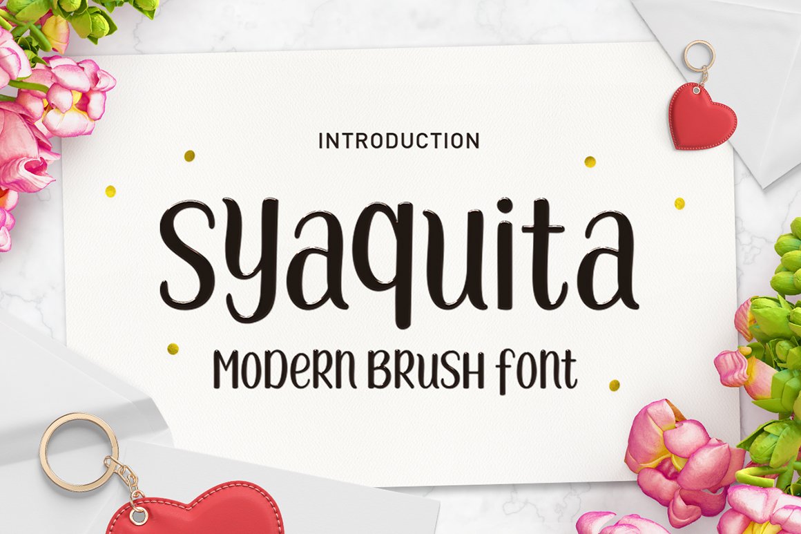 Download Syaquita Font Free - Modern Elegant Typeface