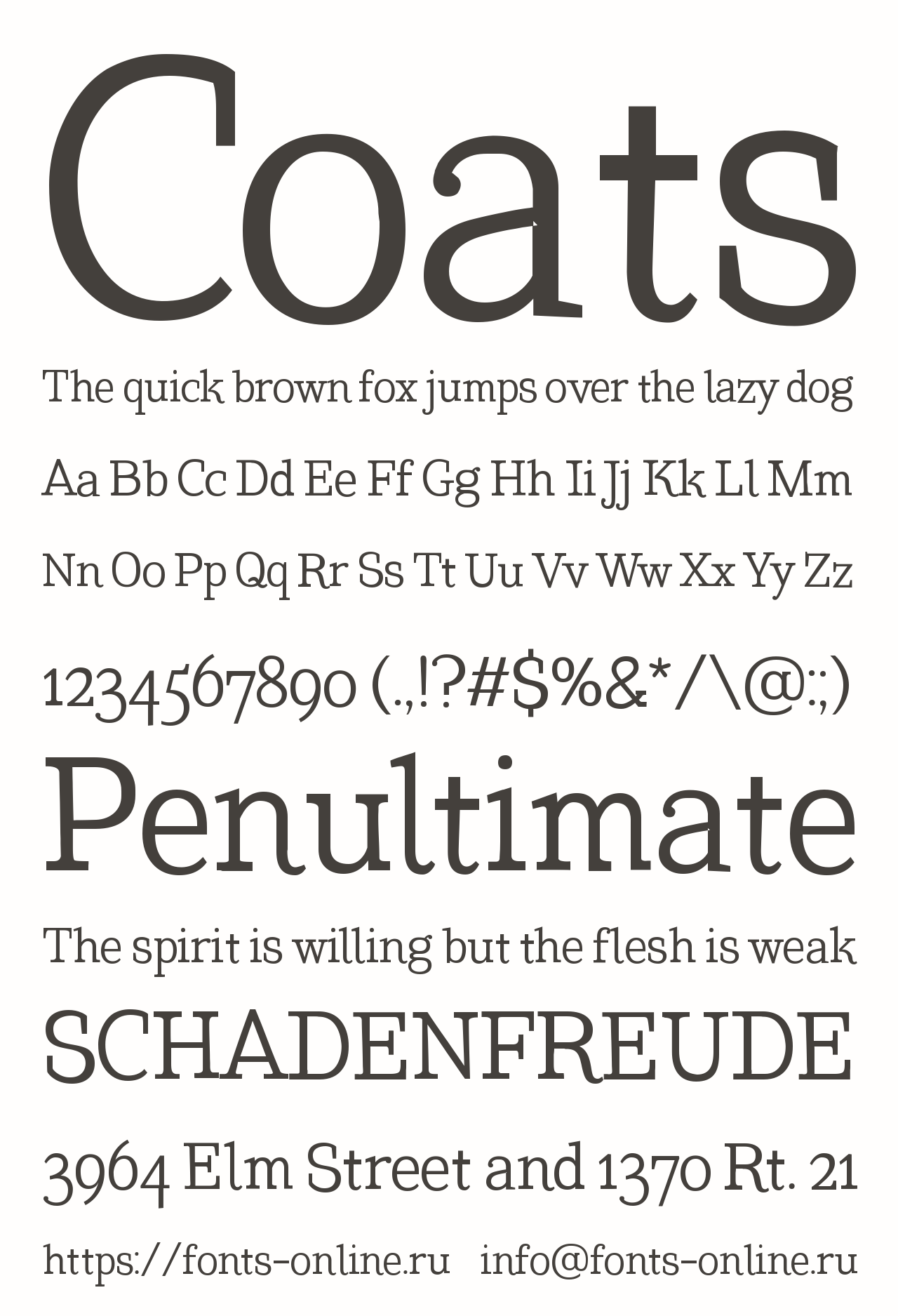 Download TT Coats Font Free - Versatile and Stylish