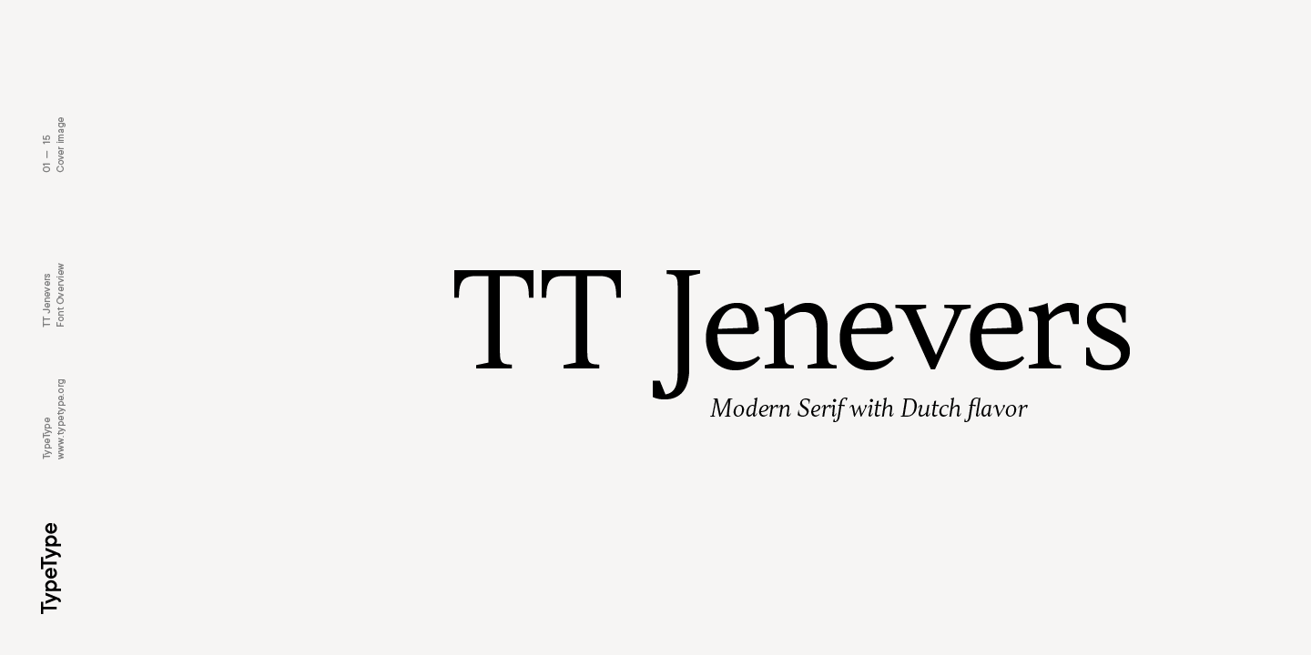 Download TT Jenevers Free - Unique Vintage Display Font