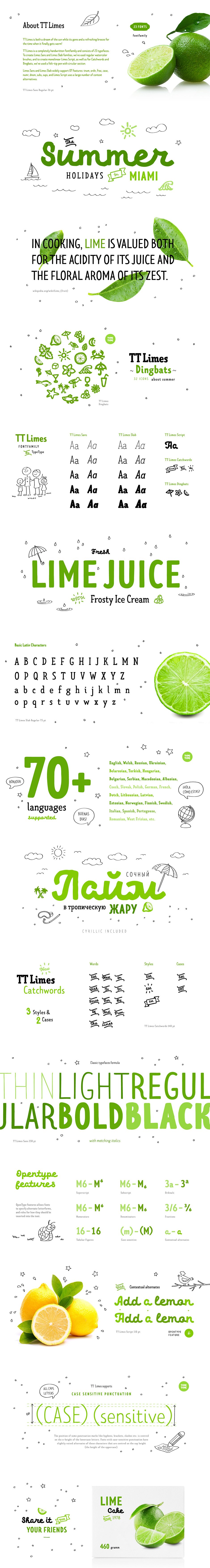 Download TT Limes Family Font Free - Fresh Modern Typeface