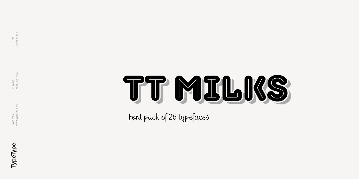 Скачайте бесплатно шрифт TT Milks – современный и стильный