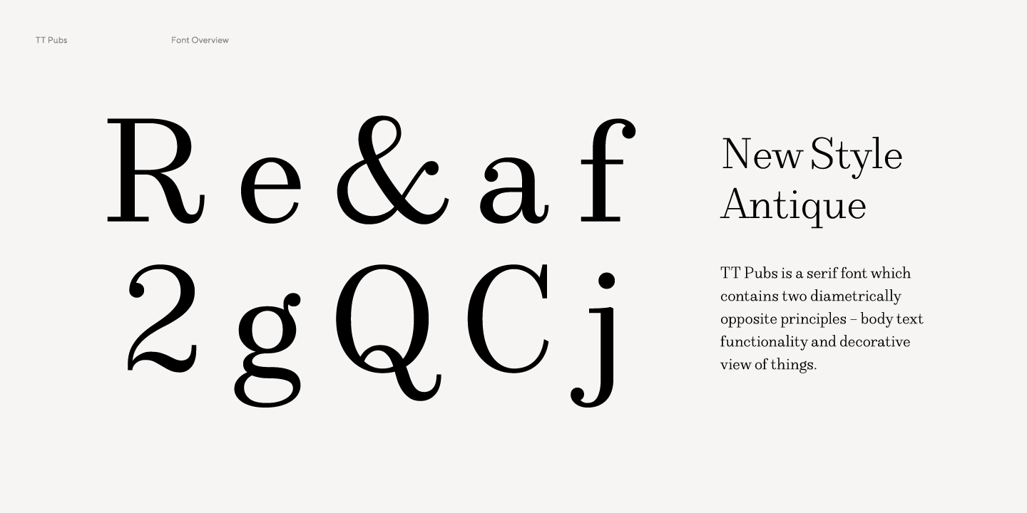 Download TT Pubs Font Free - Bold & Versatile Type