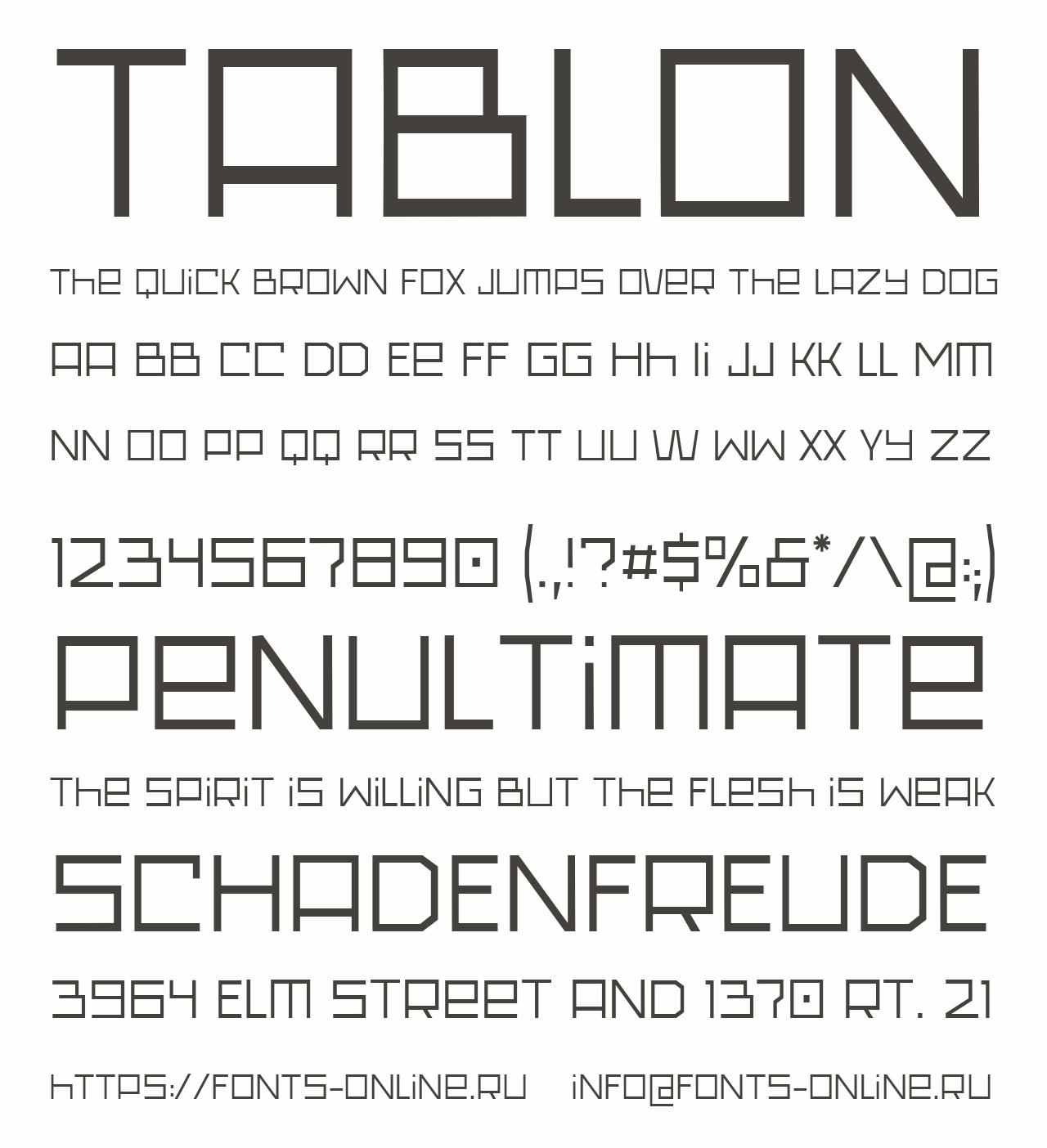 Download Tablon Font Free - Modern Versatile Typeface