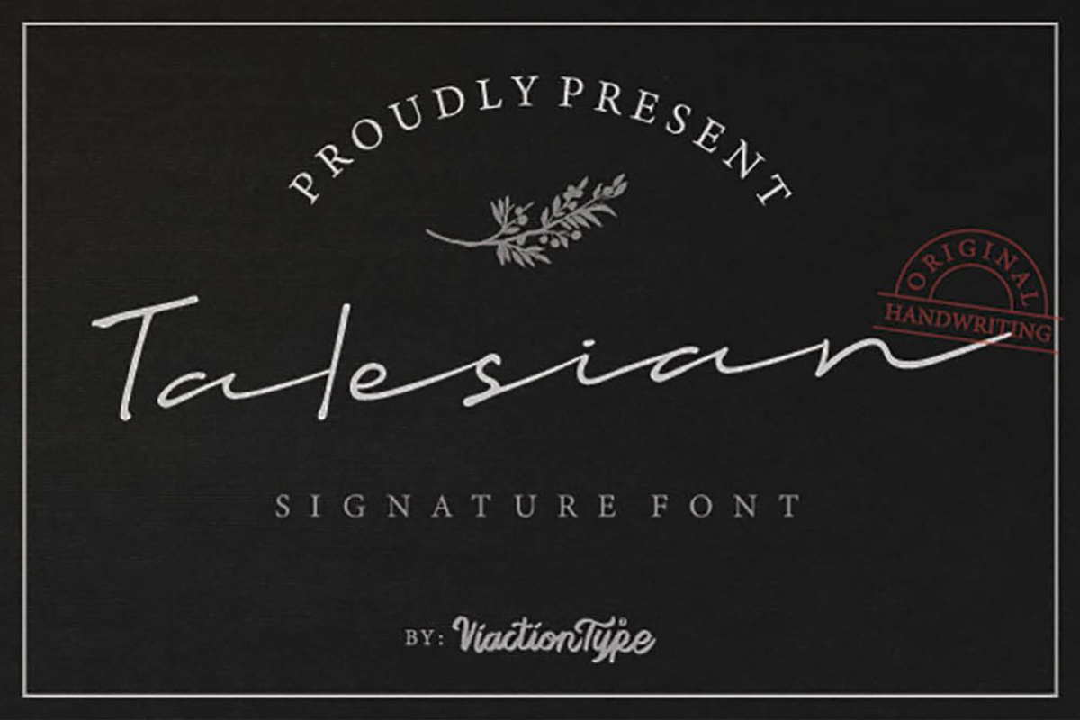 Download Talesian Font Free - Elegant Display Typeface