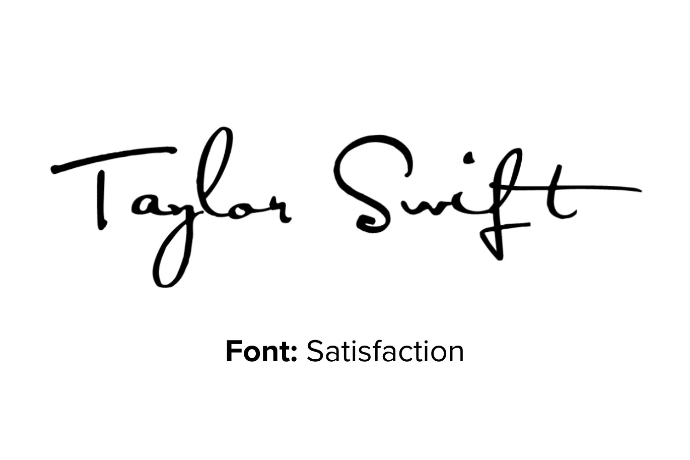 Скачайте шрифт Taylor Swift Font - стильный и современный