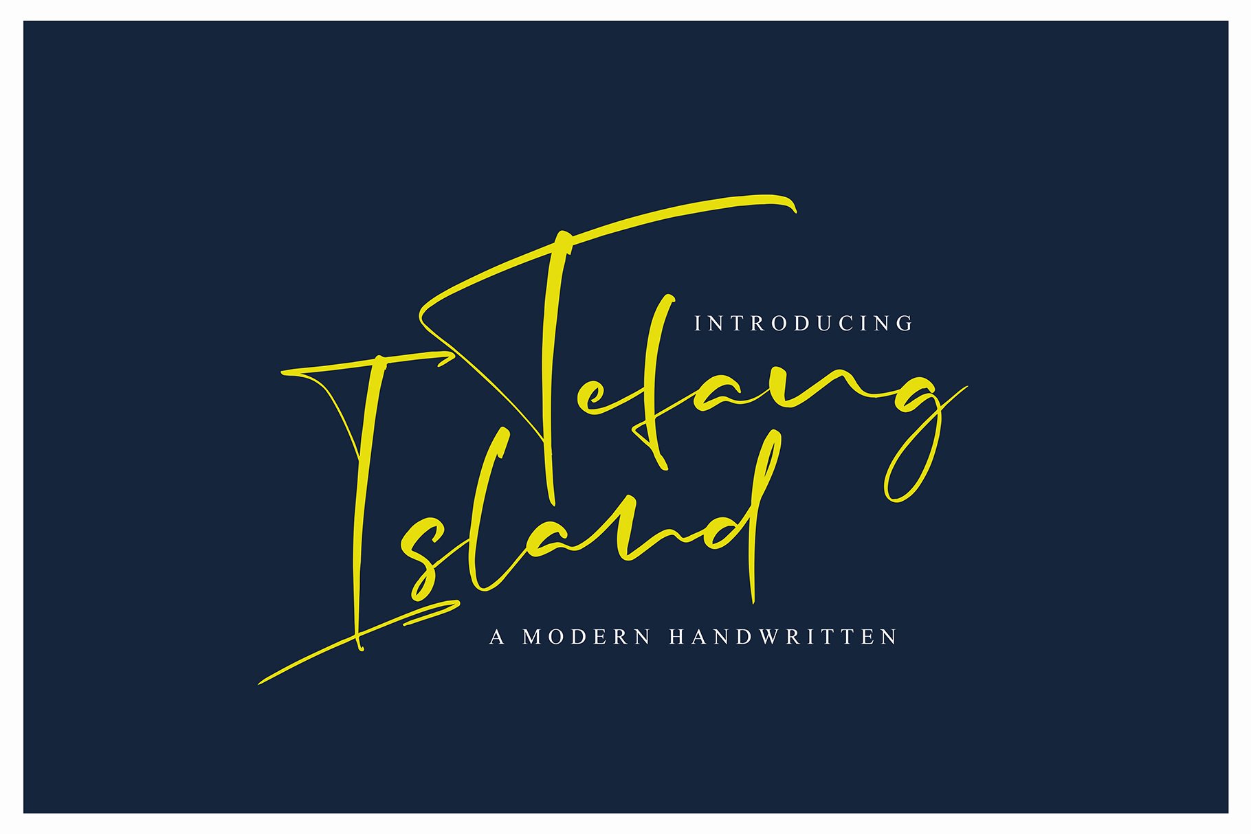 Download Tefang Island Font Free - Unique Tropical Design