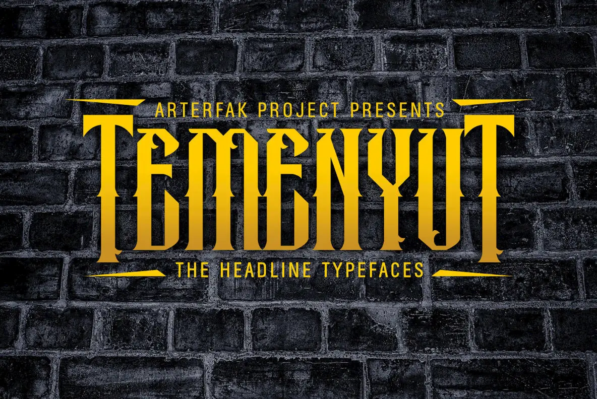 Download Temenyut Typeface Free - Versatile Modern Font