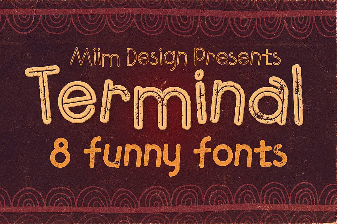 Download Terminal Funny Font Free - Quirky Retro Style