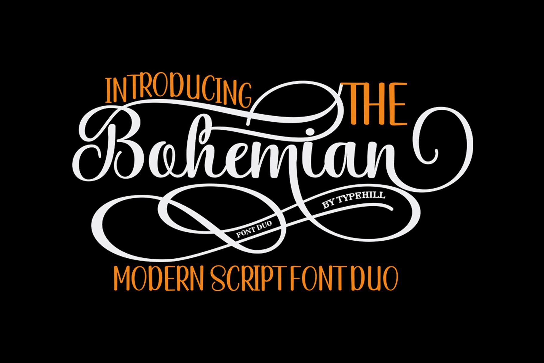 Скачайте бесплатно шрифт The Bohemian - стильный и креативный