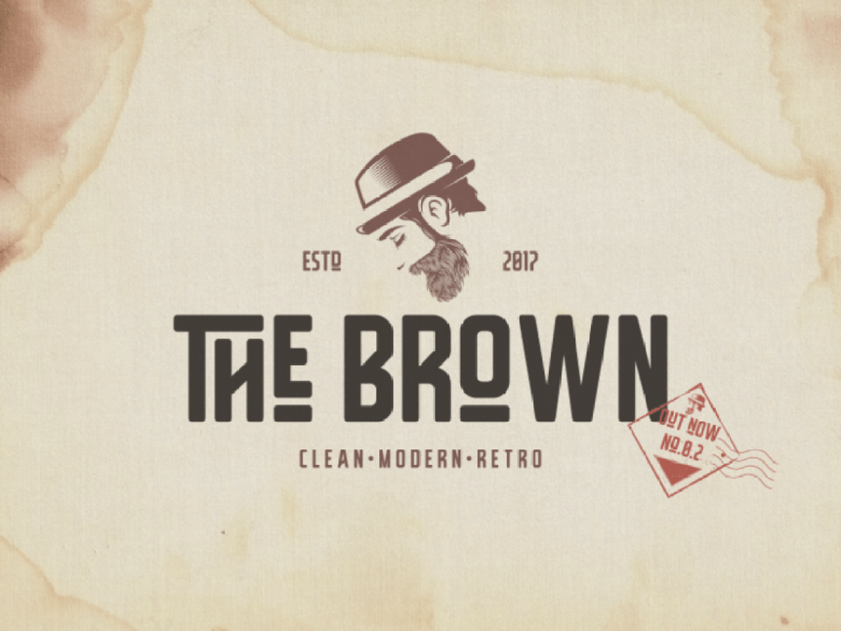 Скачайте бесплатно шрифт The Brown - стильная типографика для ваших проектов