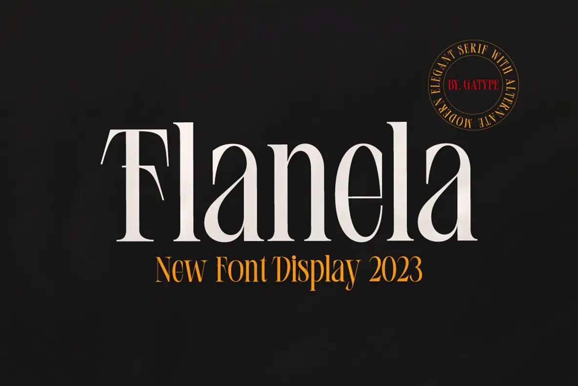 Download The Flanela Font Free - Stylish and Versatile Design