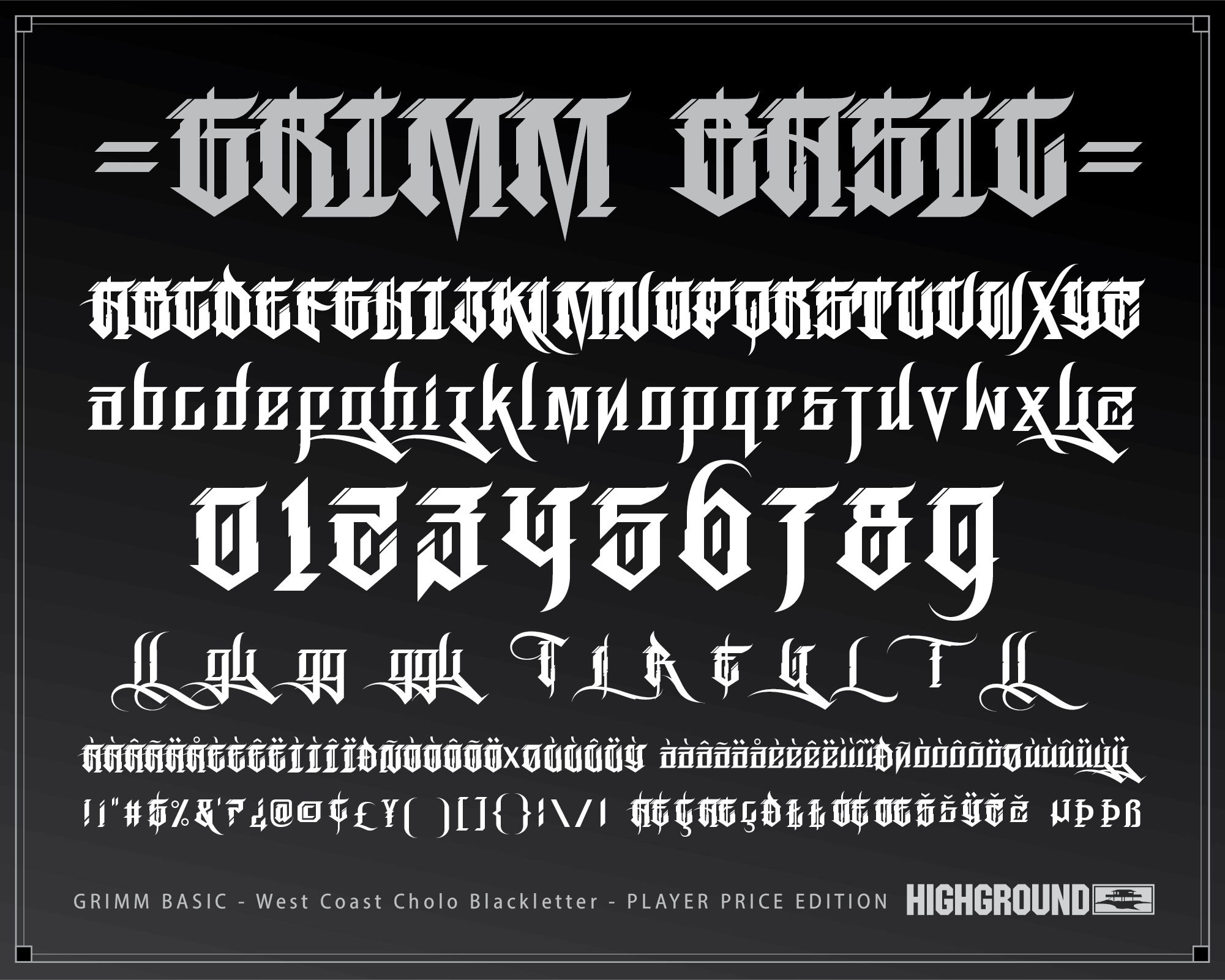 Download The Grimm Font Free - Distinctive Gothic Style