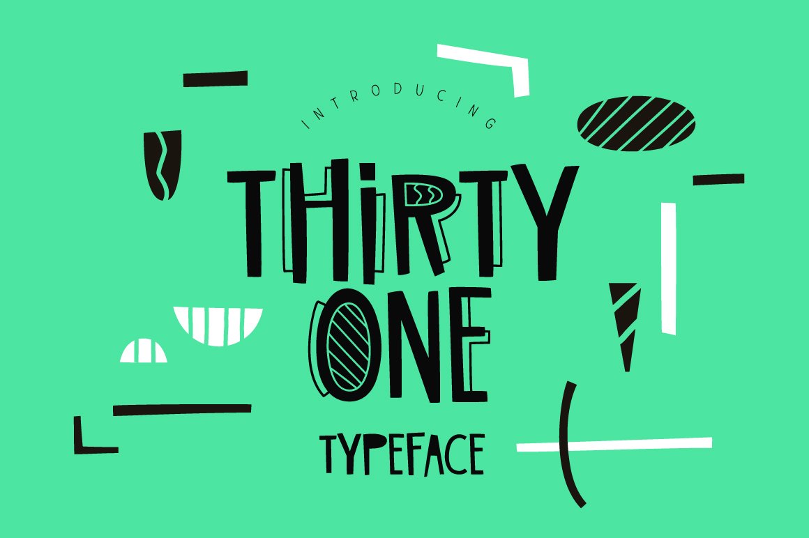 Téléchargez gratuitement la police Thirty One Typeface - Élégance moderne pour vos designs