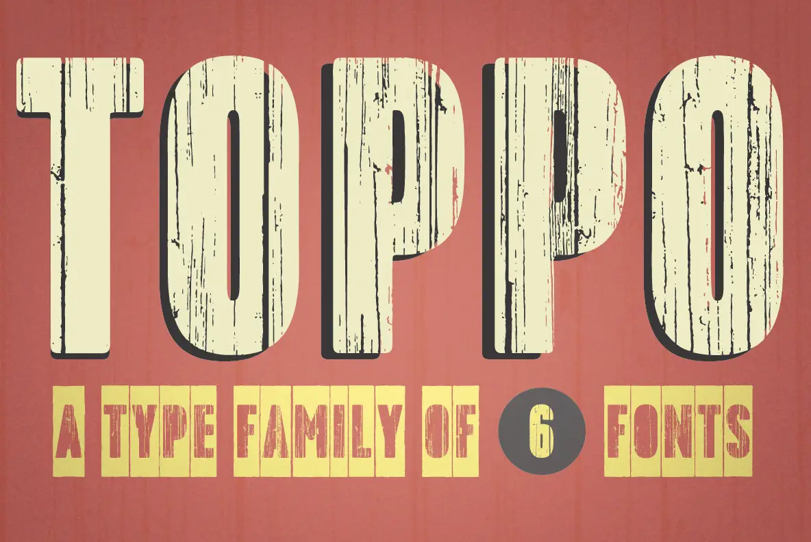 Download Toppo Font Free - Bold & Playful Display Typeface