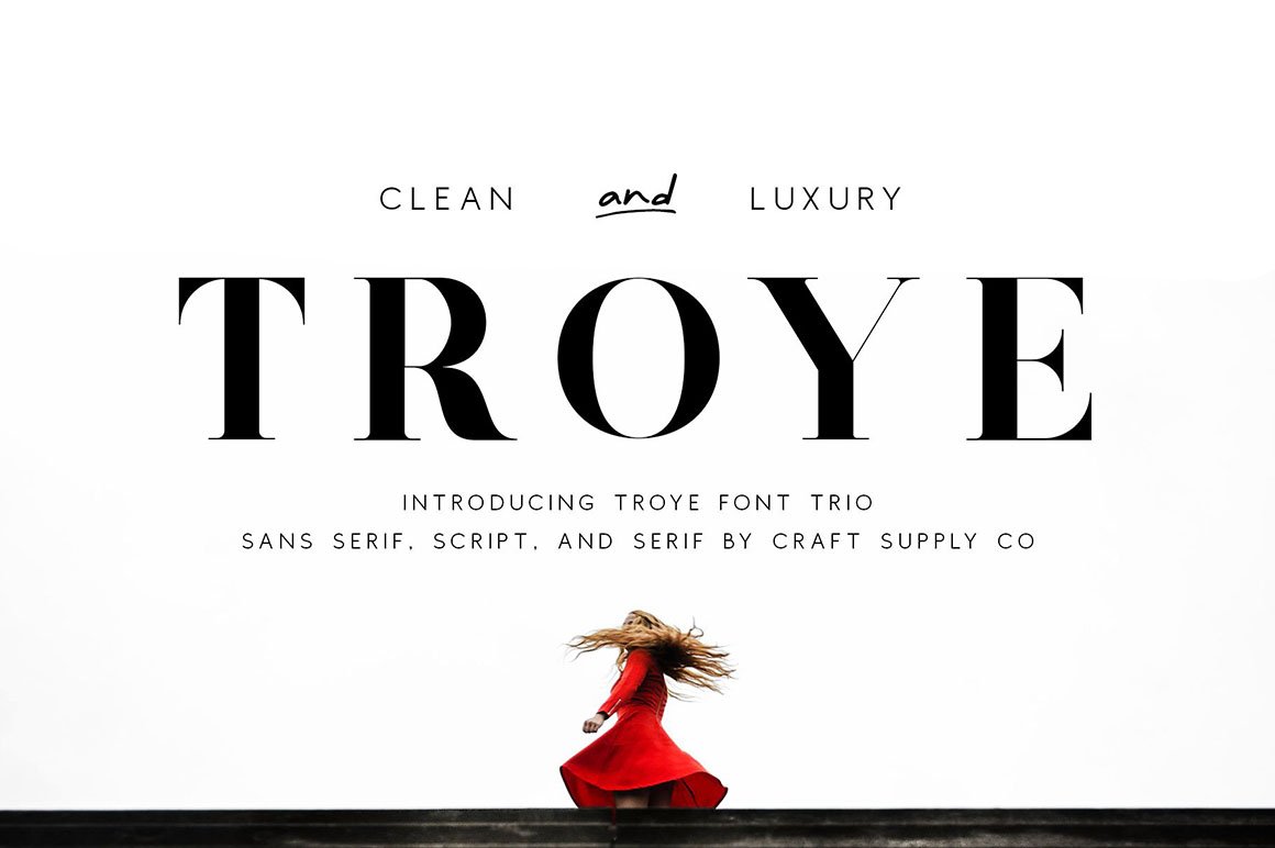 Download Troye Font Free - Stylish & Modern Typeface