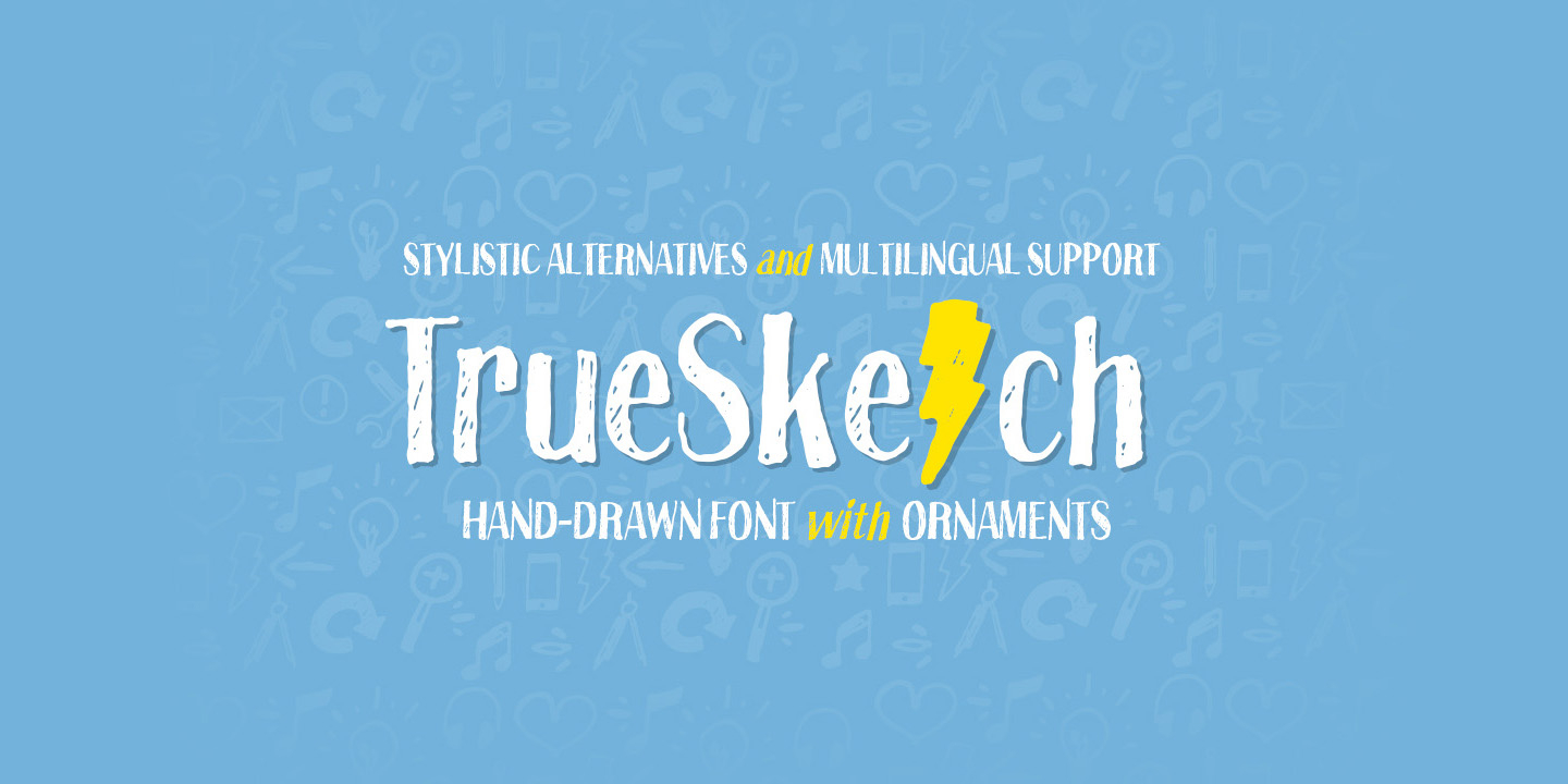 Download Truesketch Font Free - Elegant Handwritten Style