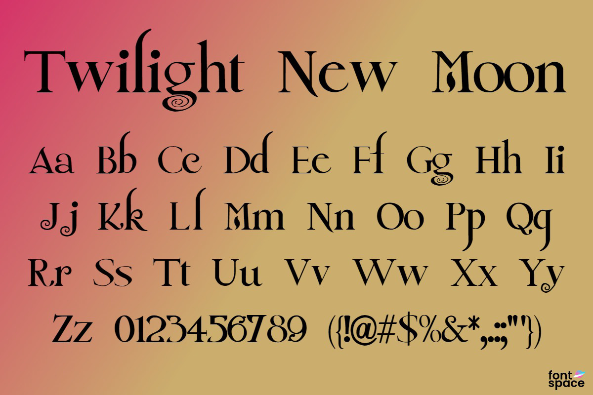 Download Twilight Font Free - Elegant and Romantic Style