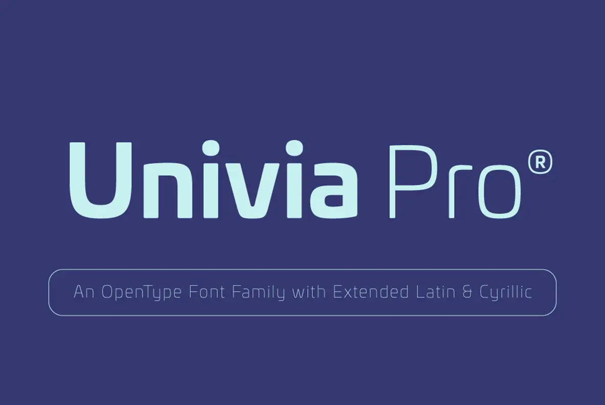 Download Univia Pro Font Free - Sleek and Modern Typeface