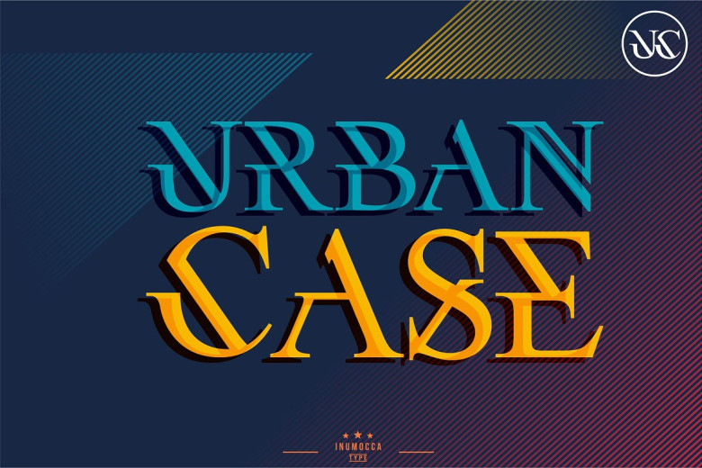 Скачайте Urban Case - стильный шрифт для креативных проектов