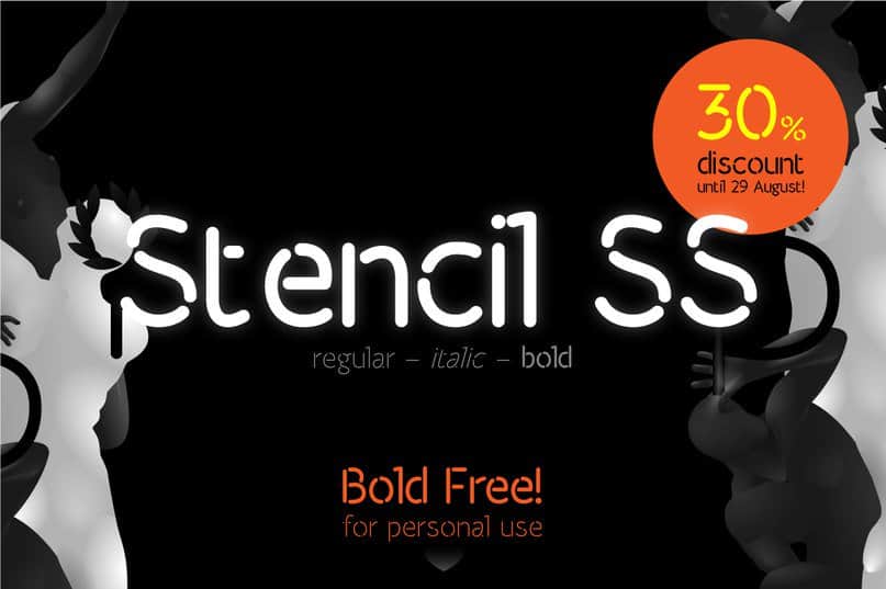 Скачайте бесплатно шрифт Stencil Bold - стильный и выразительный