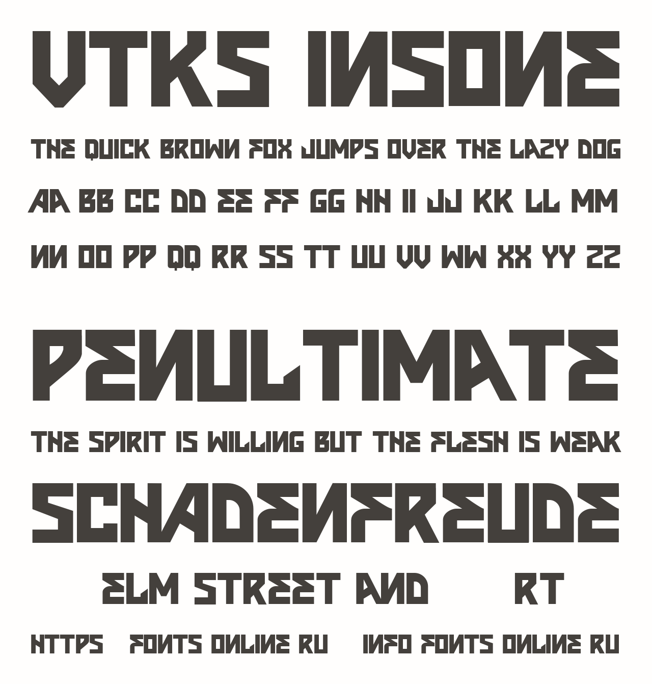 Download VTKS INSONE Font Free - Modern Sophistication