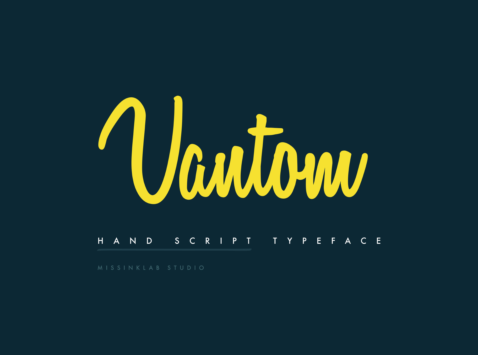 Download Vantom Script Free - Exquisite Handwritten Font