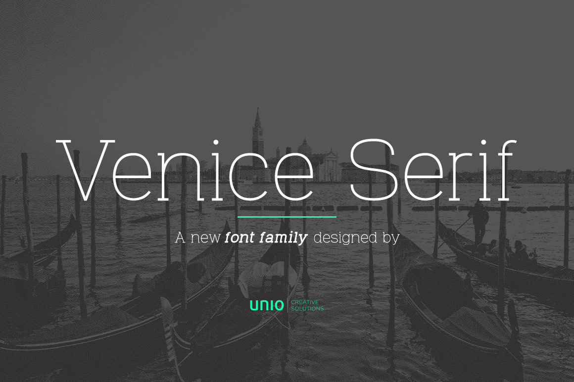 Скачайте бесплатно шрифт Venice Serif - стильный шрифт для изысканных проектов