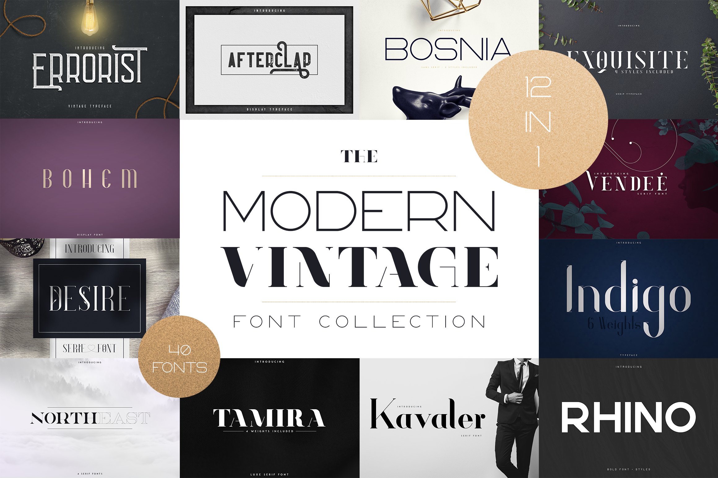 Download Vintage Modern Font Free - Stylish Retro Appeal