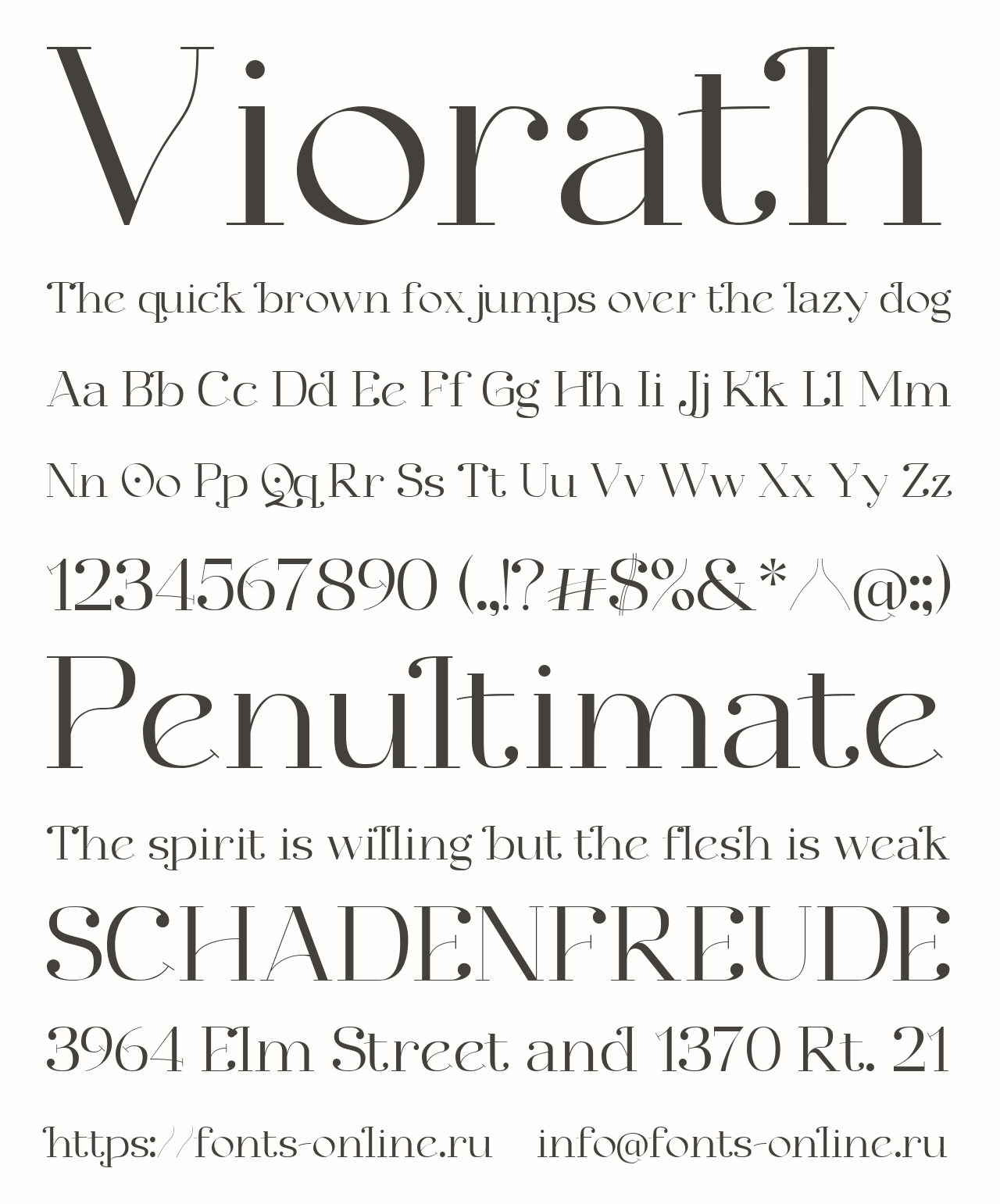 Free Viorath Font Download - Unique Display Typeface