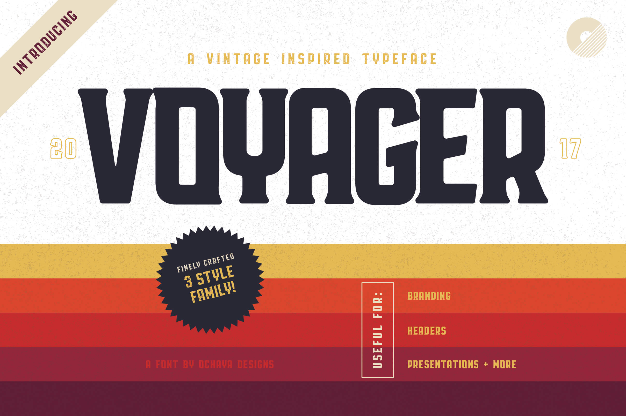 Download Voyager Typeface Free - Modern Geometric Font