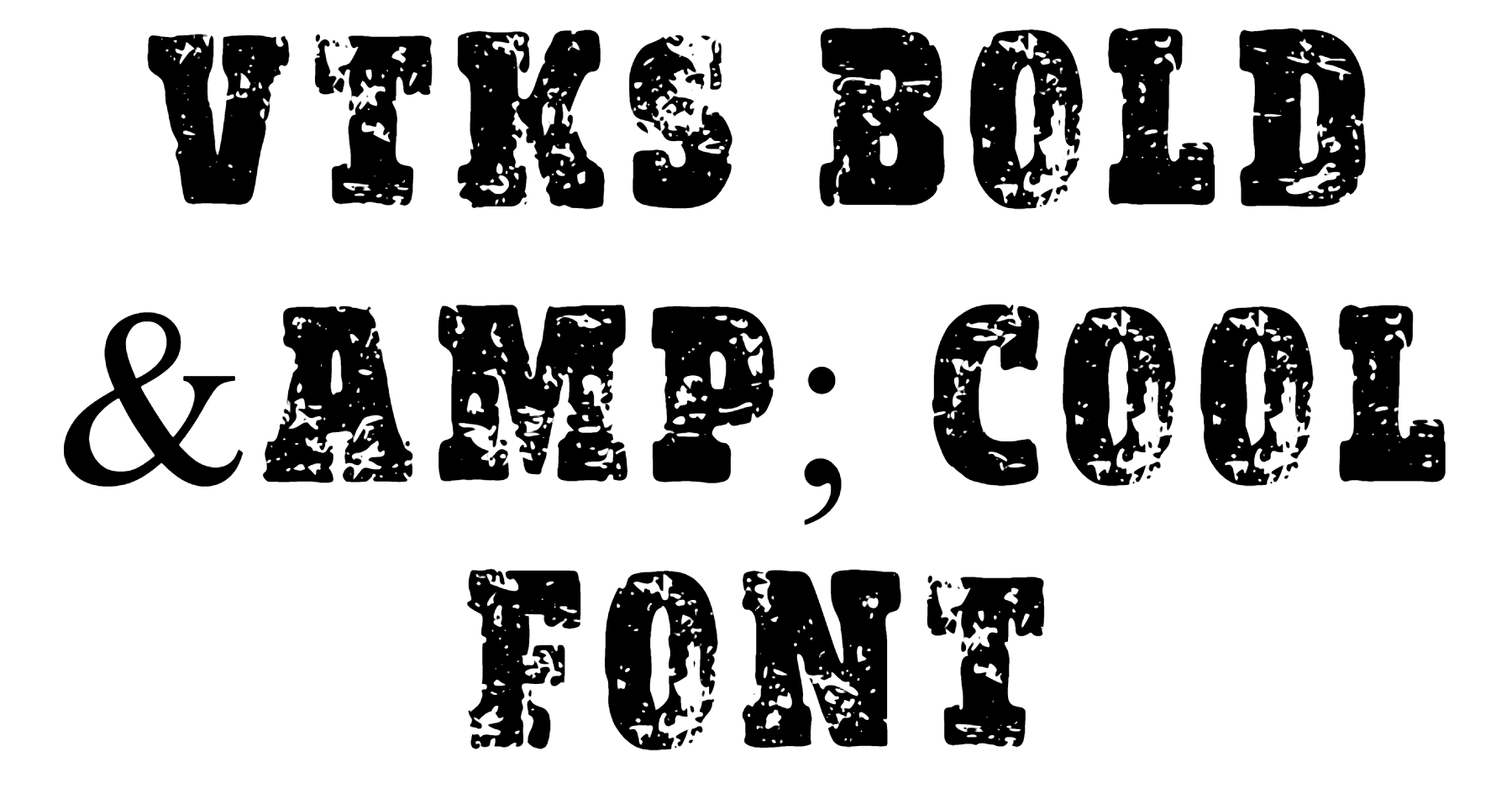 Download Vtks BoldCool Font Free - Stylish & Impactful Design