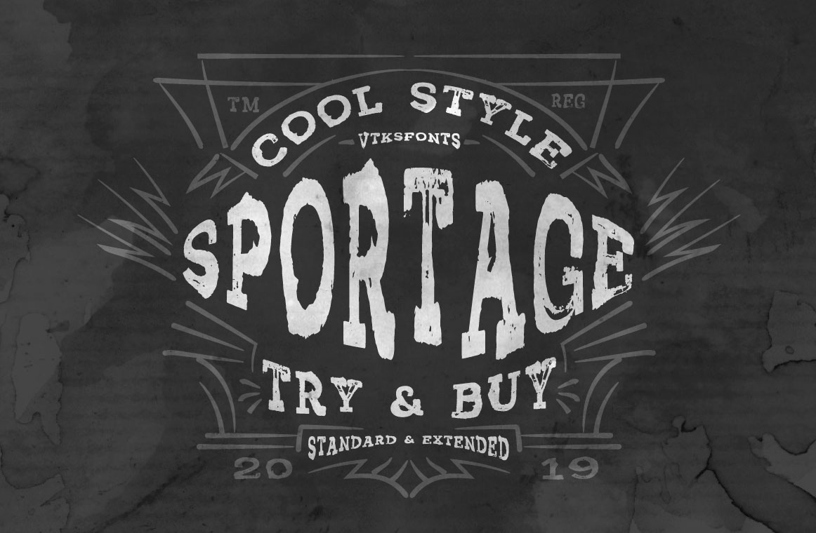 Download Vtks Sportage Font Free - Dynamic Display Typeface