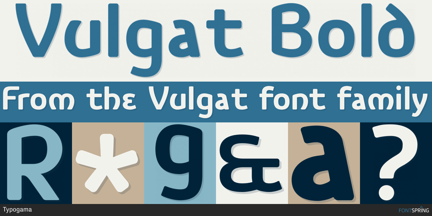 Download Vulgat Font Free - Unique Display Typeface