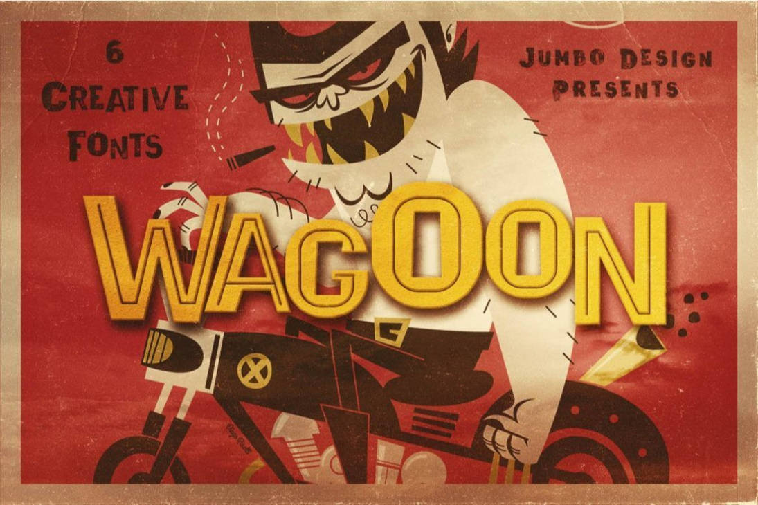 Grab Wagoon Funny Style Font Free - Unique Playful Design