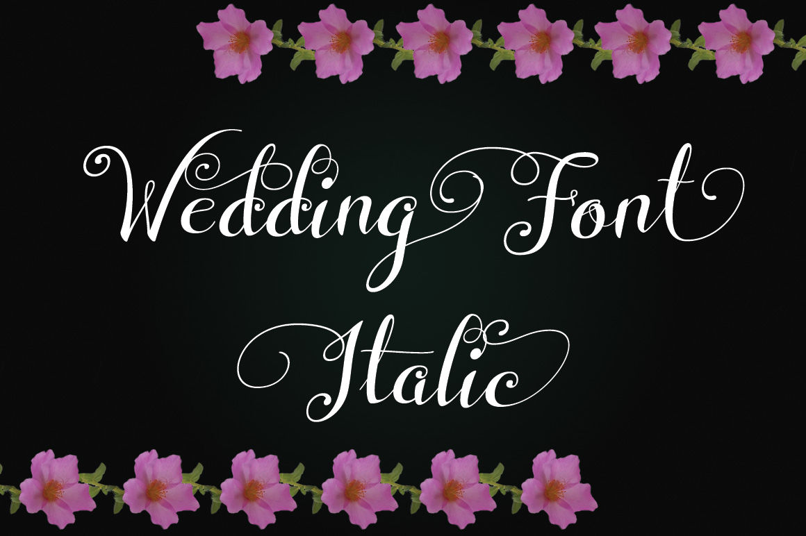 Download Wedding FontItalic Free - Elegant Script Typeface