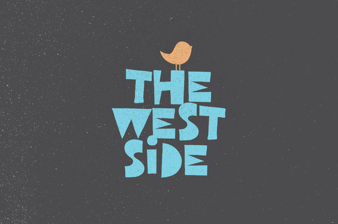 Free Download: West Side Font - Stylish Urban Typeface