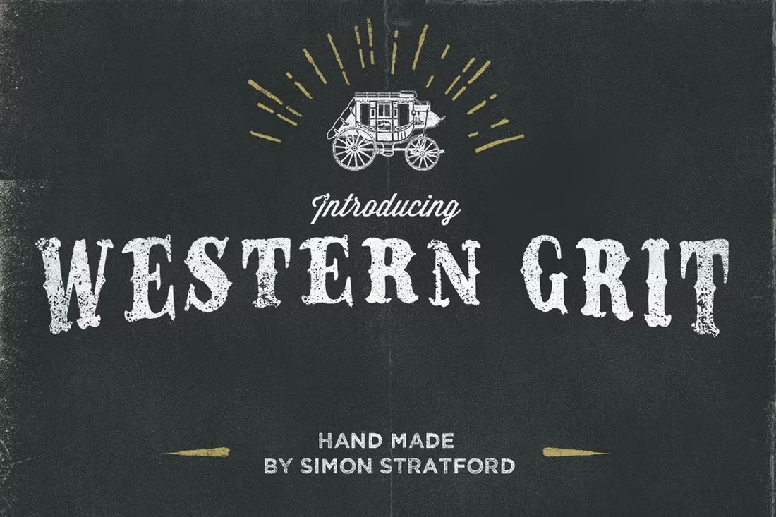 Download Western Grit PRO Free - Bold Western Style Font