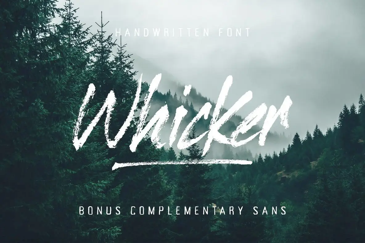 Free Whicker Duo Font Download - Stylish Duo Typeface