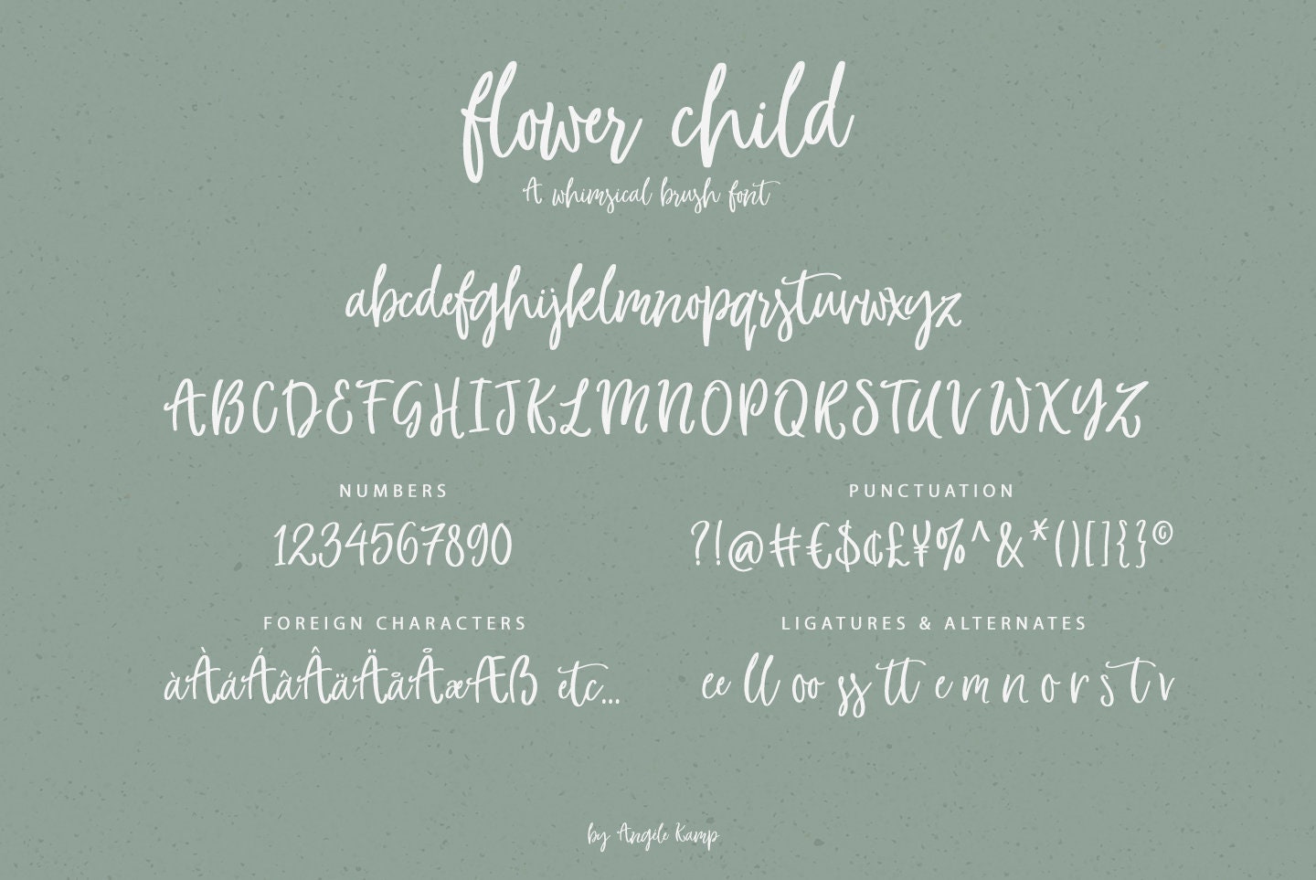 Download Whimsical Brush Flower Child Font Free - Playful Design