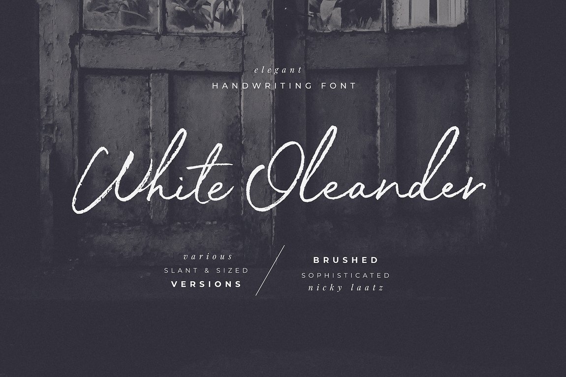 Download White Oleande Font Free - Elegant and Stylish