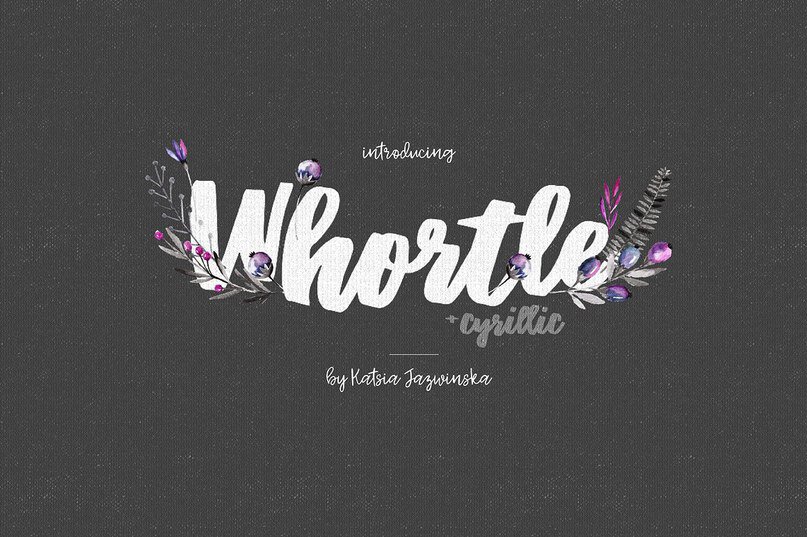 Entdecken Sie die Whortle Schriftart - Kostenloser Download für kreative Designs!