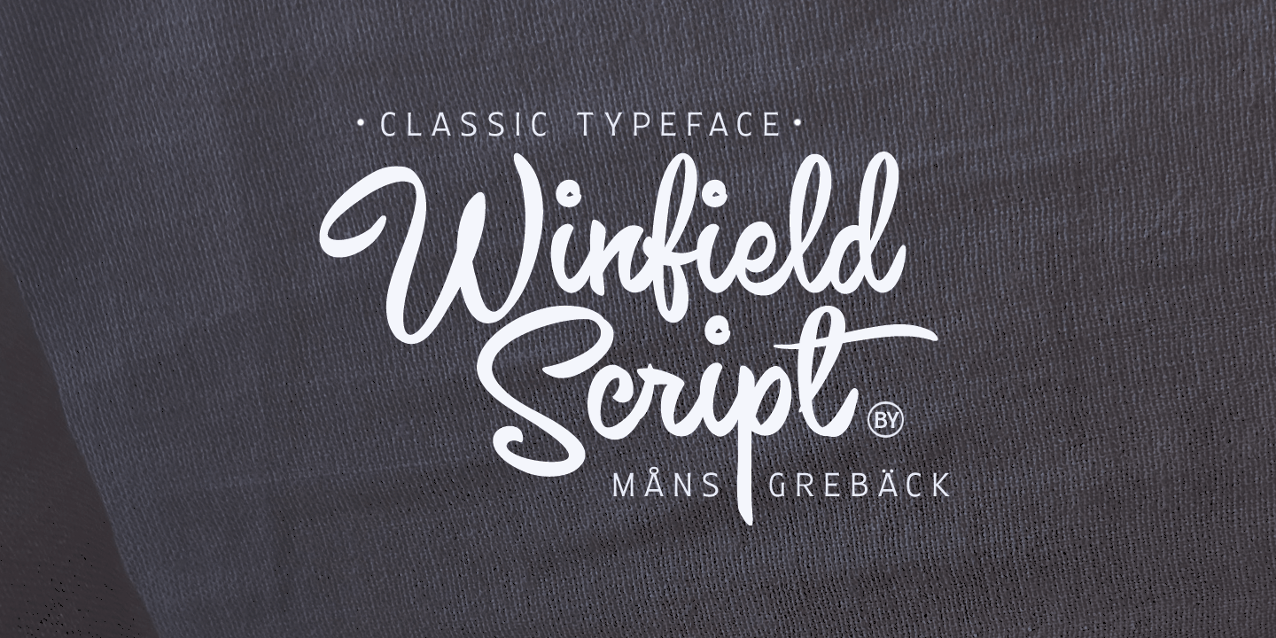 Скачайте бесплатно шрифт Winfield Script – элегантная рукопись для вашего дизайна