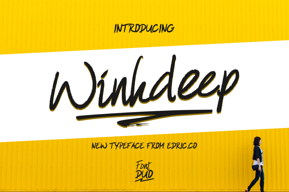 Download Wink Deep Font Free - Stylish Serif Typeface