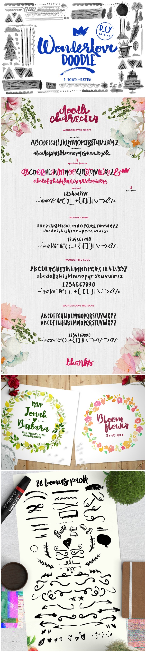 Download Wonderlove Font Free - Charming and Playful Style